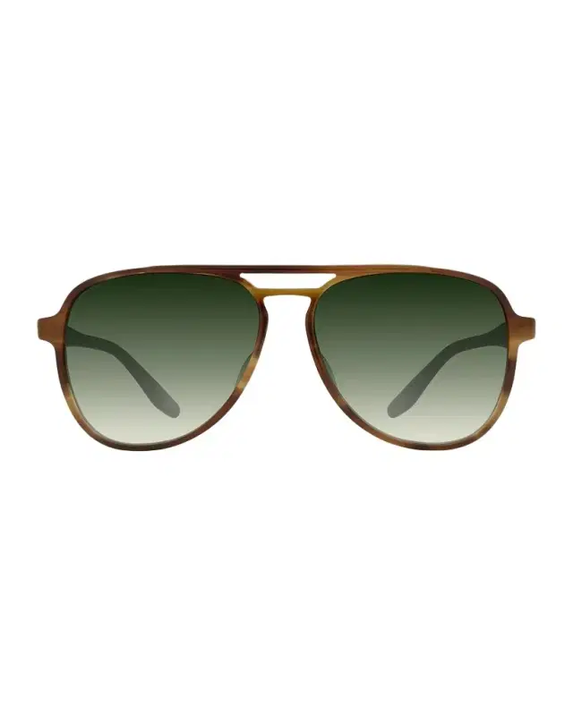 Barton Perreira Men 's Double-Bridge Acetate Aviator Sunglasses