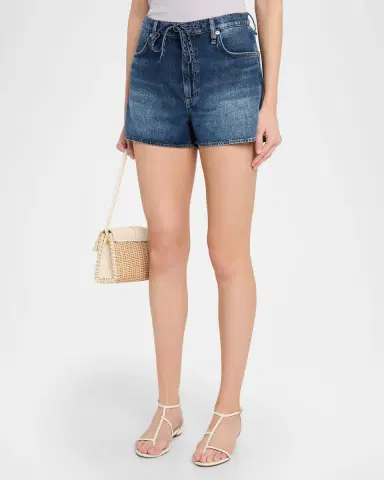 rag & bone Nolan Ultra-Featherweight Denim Drawstring Shorts | Thumbnail 4 rag & bone Nolan Ultra-Featherweight Denim Drawstring Shorts | Thumbnail 4