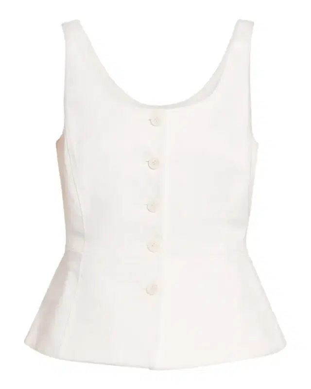 Theory Seamed Peplum Vest