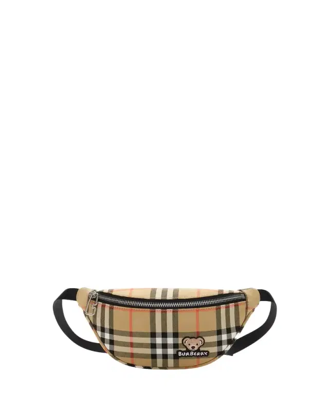 Kid 's Wilfred Check Belt Bag