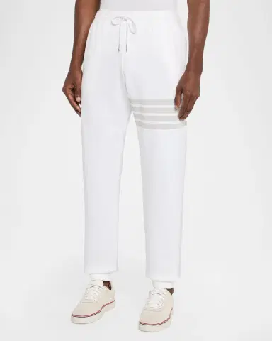 Thom Browne Men's 4-Bar Cotton Sweatpants | Thumbnail 4