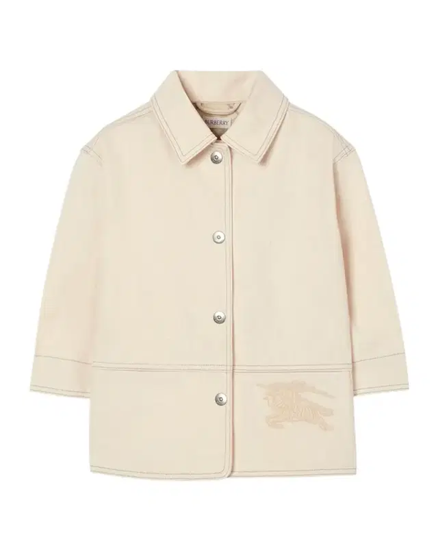 Burberry Girl 's Marnie EKD Denim Jacket, Size 4-