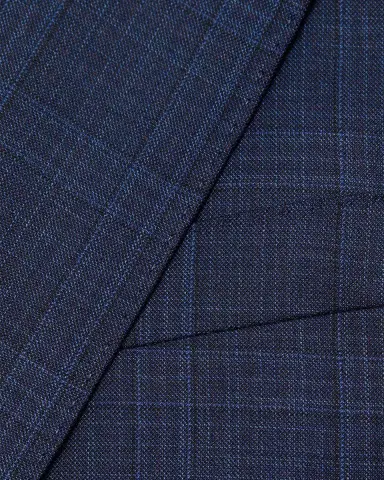 Emporio Armani Windowpane Plaid Single-Breasted Wool Suit | Thumbnail 6 Emporio Armani Windowpane Plaid Single-Breasted Wool Suit | Thumbnail 6