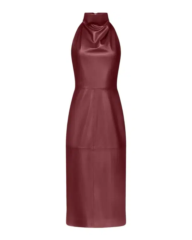 TWP Lola Leather Column Dress