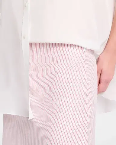 TWP Striped Cotton A-Line Skirt | Thumbnail 5 TWP Striped Cotton A-Line Skirt | Thumbnail 5