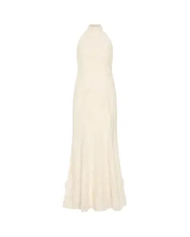 Milly Josefina Embroidered Halter Maxi Dress | Thumbnail 1 Milly Josefina Embroidered Halter Maxi Dress | Thumbnail 1