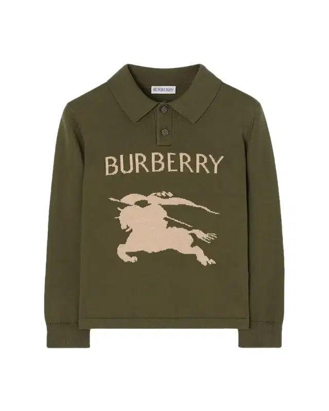 Burberry Boy 's Tane EKD Knit Cotton Polo Shirt, Size 4-