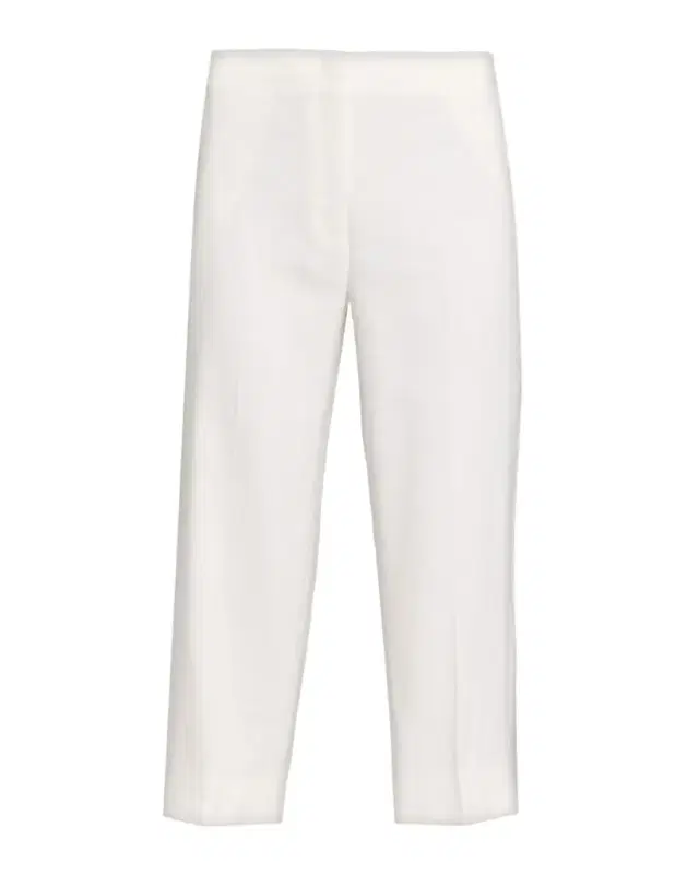 Theory Slit-Cuff Linen-Blend Capri Pants