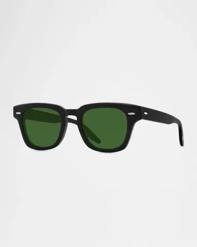 Barton Perreira Men 's Frederick Acetate Square Sunglasses | Thumbnail 2