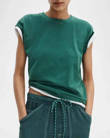 rag & bone Boxy Washed Cotton Tee | Thumbnail 4