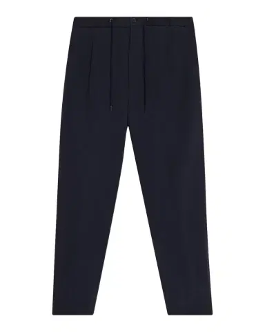 Giorgio Armani Men's Single-Pleat Linen Canvas Trousers | Thumbnail 1 Giorgio Armani Men's Single-Pleat Linen Canvas Trousers | Thumbnail 1