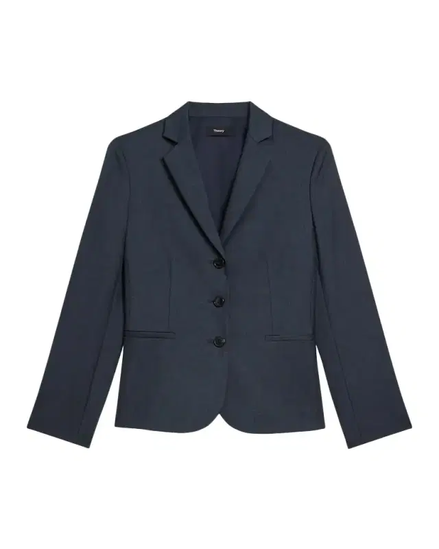 Theory Shrunken Three-Button Jacket