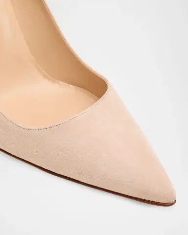 Manolo Blahnik 105mm BB Suede Pumps | Thumbnail 3 Manolo Blahnik 105mm BB Suede Pumps | Thumbnail 3