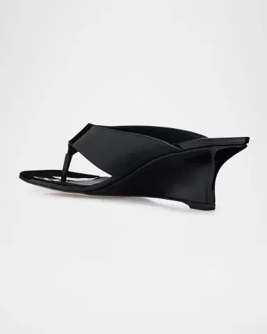 Stuart Weitzman 50mm Vinnie Patent Leather Thong Sandals | Thumbnail 4 Stuart Weitzman 50mm Vinnie Patent Leather Thong Sandals | Thumbnail 4