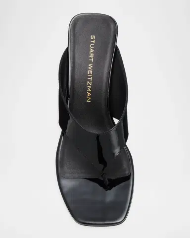 Stuart Weitzman 50mm Vinnie Patent Leather Thong Sandals | Thumbnail 6 Stuart Weitzman 50mm Vinnie Patent Leather Thong Sandals | Thumbnail 6