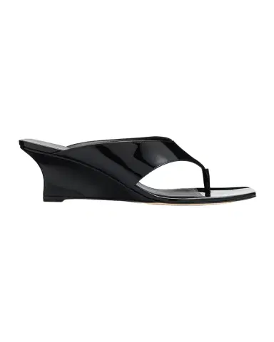 Stuart Weitzman 50mm Vinnie Patent Leather Thong Sandals | Thumbnail 1 Stuart Weitzman 50mm Vinnie Patent Leather Thong Sandals | Thumbnail 1