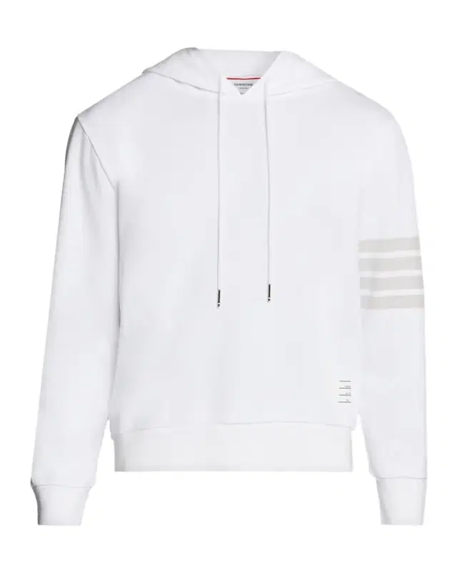 Thom Browne Men's 4-Bar Cotton Hoodie