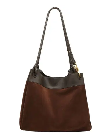 Bottega Veneta Parachute Maxi Suede Shoulder Bag | Thumbnail 1 Bottega Veneta Parachute Maxi Suede Shoulder Bag | Thumbnail 1
