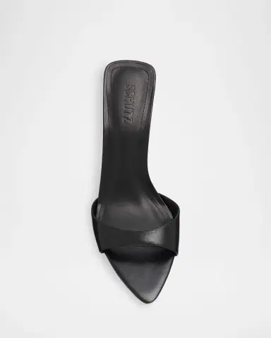 Schutz Elodie 75MM Leather Slip-On Sandals | Thumbnail 2 Schutz Elodie 75MM Leather Slip-On Sandals | Thumbnail 2