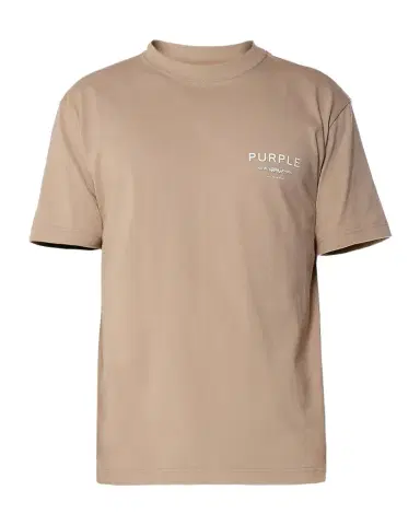 PURPLE Men's Cotton Jersey Logo Crewneck T-Shirt | Thumbnail 1