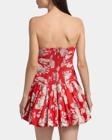 Cara Cara Montreal Floral Dropwaist Minidress | Thumbnail 3 Cara Cara Montreal Floral Dropwaist Minidress | Thumbnail 3