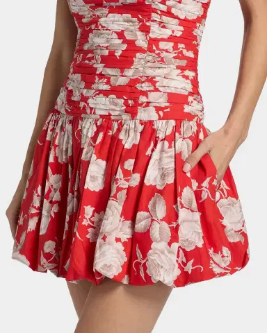 Cara Cara Montreal Floral Dropwaist Minidress | Thumbnail 5 Cara Cara Montreal Floral Dropwaist Minidress | Thumbnail 5