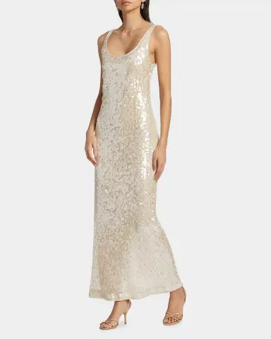 Simkhai Bex Sequined Tank Maxi Dress | Thumbnail 2