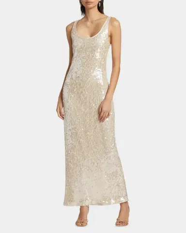 Simkhai Bex Sequined Tank Maxi Dress | Thumbnail 4