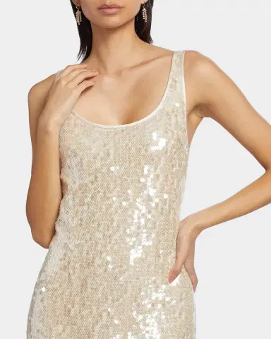 Simkhai Bex Sequined Tank Maxi Dress | Thumbnail 5