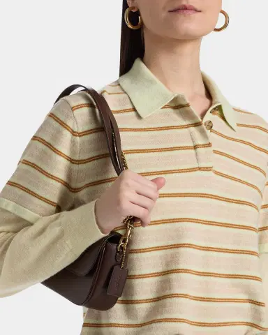 Guest in Residence Layered Stripe Cashmere Rugby Sweater | Thumbnail 5