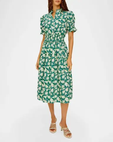 Rails Makayla Floral Cotton Midi Dress | Thumbnail 2