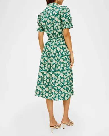 Rails Makayla Floral Cotton Midi Dress | Thumbnail 3