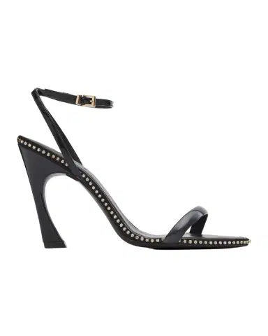 Schutz Lexi 100MM Crystal-Trim Patent Leather Sandals | Thumbnail 1 Schutz Lexi 100MM Crystal-Trim Patent Leather Sandals | Thumbnail 1