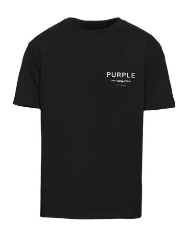 PURPLE Men's Cotton Jersey Logo Crewneck T-Shirt | Thumbnail 1