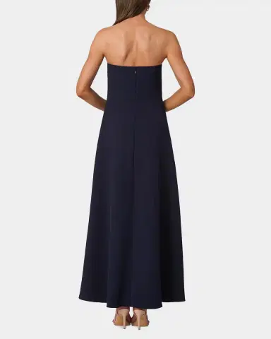 Shoshanna Dory Asymmetric Strapless Gown | Thumbnail 3