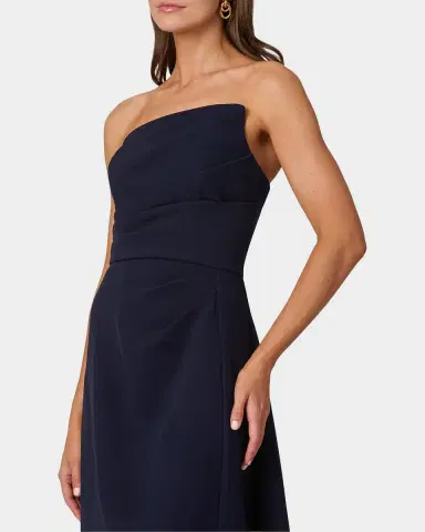 Shoshanna Dory Asymmetric Strapless Gown | Thumbnail 4