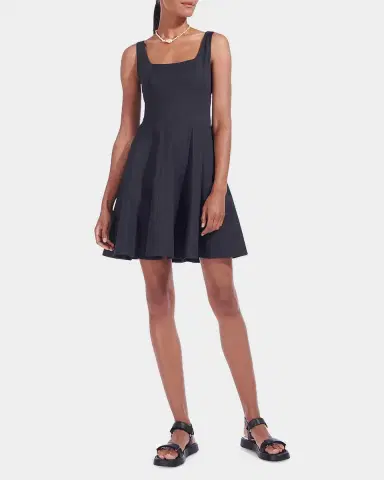 Staud Wells Corset Poplin Mini Dress | Thumbnail 2 Staud Wells Corset Poplin Mini Dress | Thumbnail 2