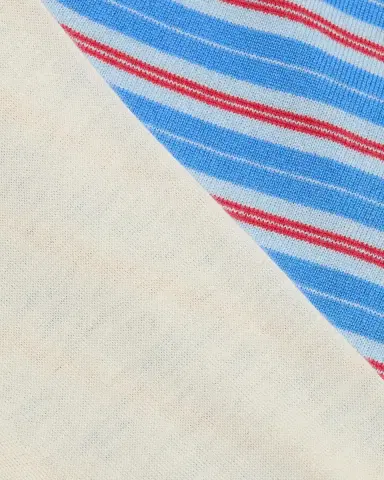 Guest in Residence Layered Stripe Cashmere Rugby Sweater | Thumbnail 6