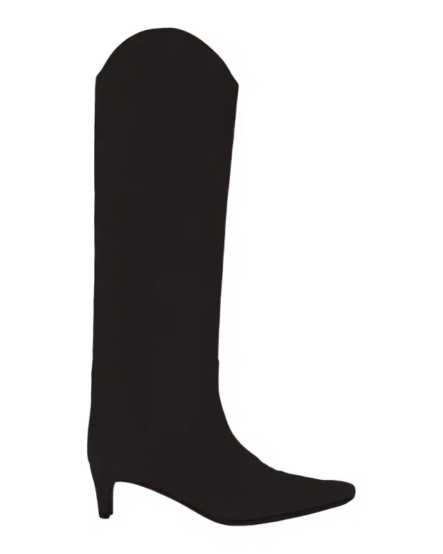 Western Suede Wally Boots
