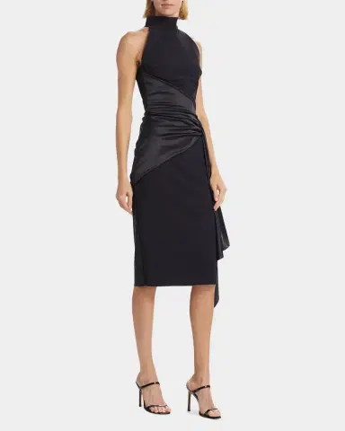 Chiara Boni La Petite Robe Satin Sash Sheath Dress | Thumbnail 7 Chiara Boni La Petite Robe Satin Sash Sheath Dress | Thumbnail 7