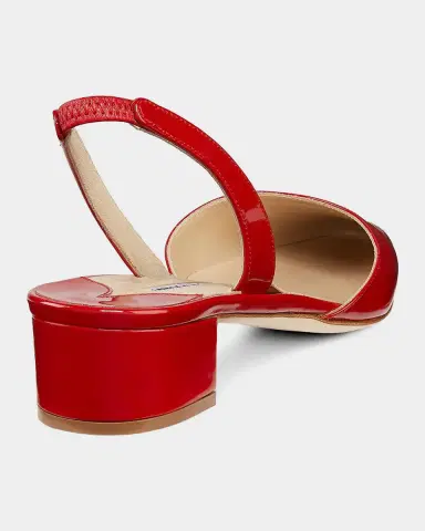 Manolo Blahnik Aspro Patent Slingback Ballerina Pumps | Thumbnail 2