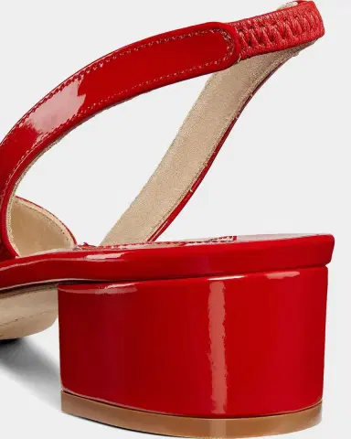Manolo Blahnik Aspro Patent Slingback Ballerina Pumps | Thumbnail 3