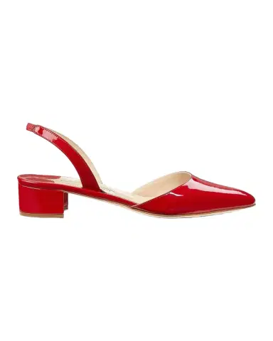 Manolo Blahnik Aspro Patent Slingback Ballerina Pumps | Thumbnail 1