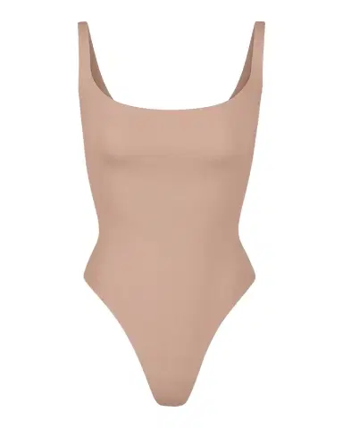 SKIMS Fits Everybody Square-Neck Bodysuit | Thumbnail 1