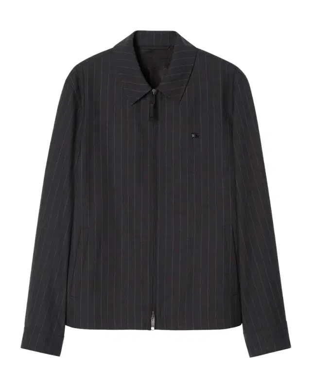Burberry Men 's Bloomsbury Wool Pinstripe Track Jacket