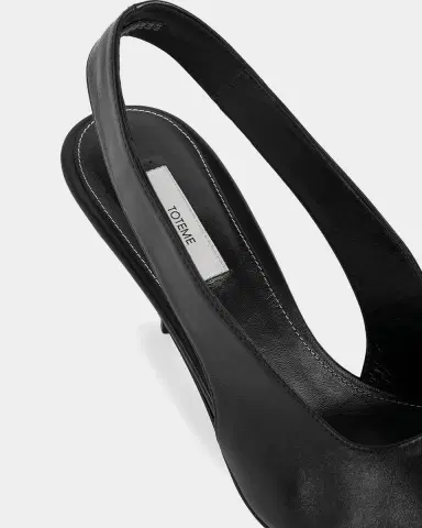 TOTEME Leather Slingback Pumps | Thumbnail 4