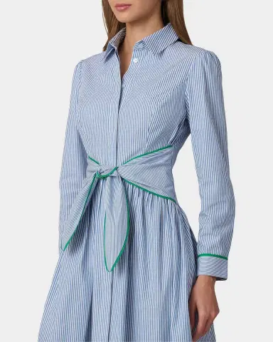 Shoshanna Clarice Cotton Midi-Shirtdress | Thumbnail 4