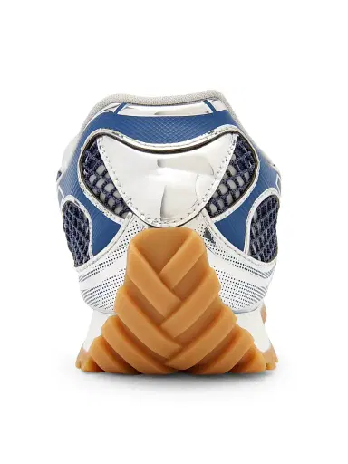 Bottega Veneta Women's Orbit Technical Mesh Sneakers - Blue Venezia Silver - Size 6 | Thumbnail 6