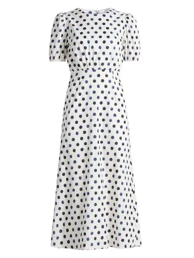 Misa Los Angeles Women's Blanche Polka Dot Midi-Dress - Polka Dot | Thumbnail 1 Misa Los Angeles Women's Blanche Polka Dot Midi-Dress - Polka Dot | Thumbnail 1