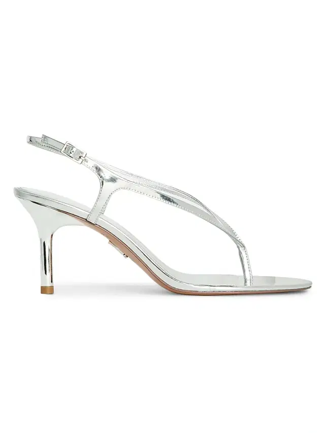 Retrofête Women's Klotilde Leather Slingback Sandals - Silver